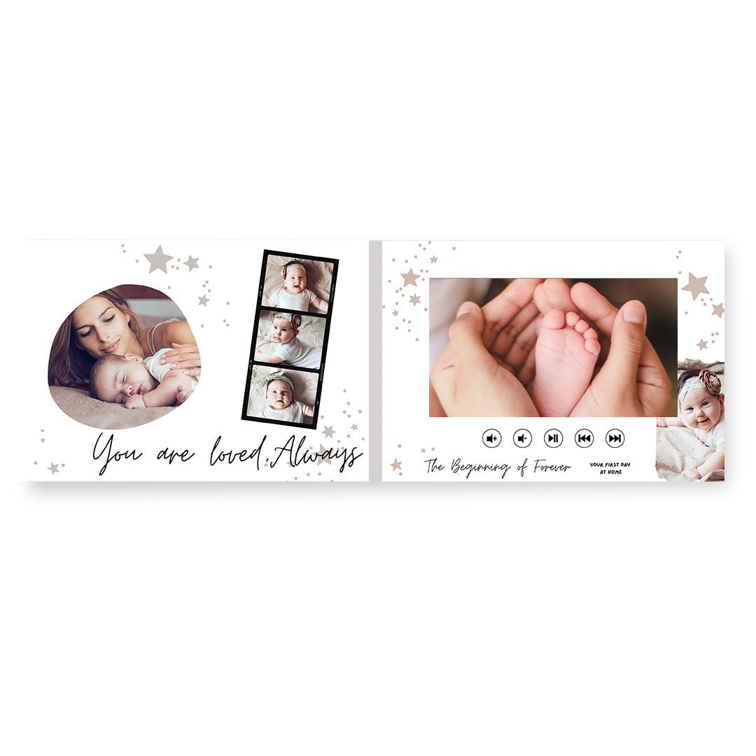 Newborn Family Photo & Video Album - Custom Digital Keepsake