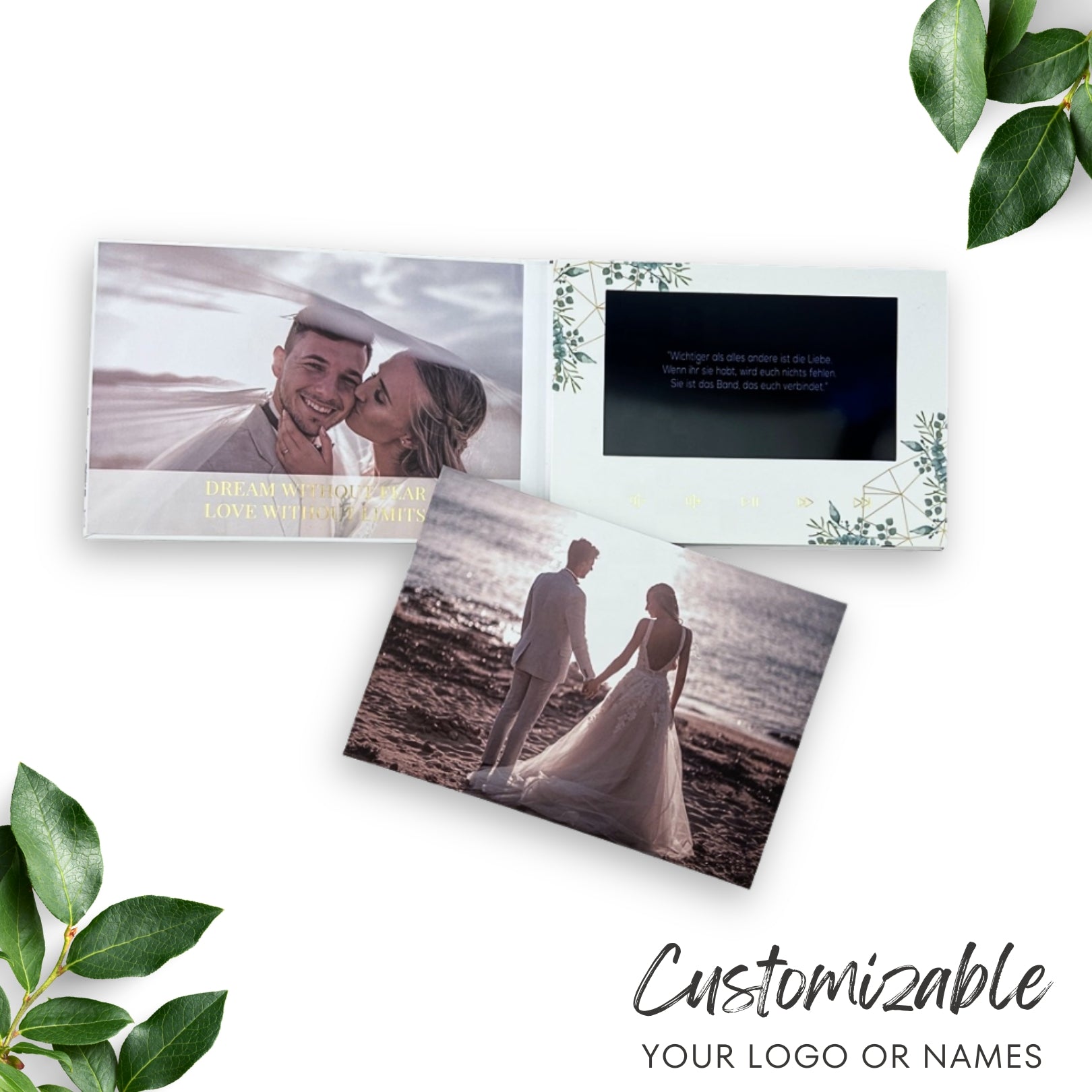 Cherished Moments: The Customizable Wedding Video Album