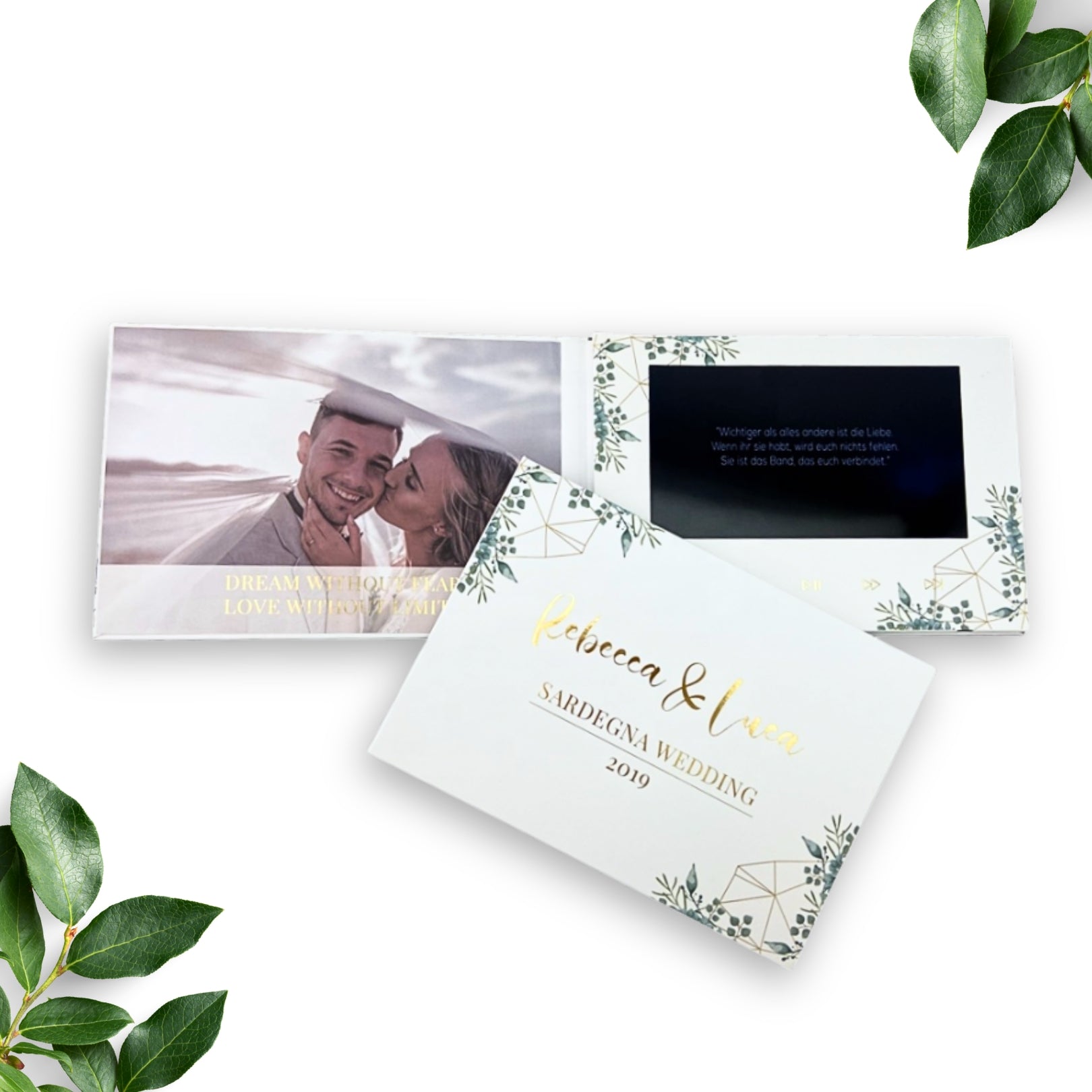 Cherished Moments: The Customizable Wedding Video Album