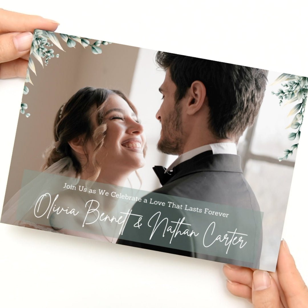 Unique Wedding Video Album – Custom Wedding Invitation with RSVP QR Code