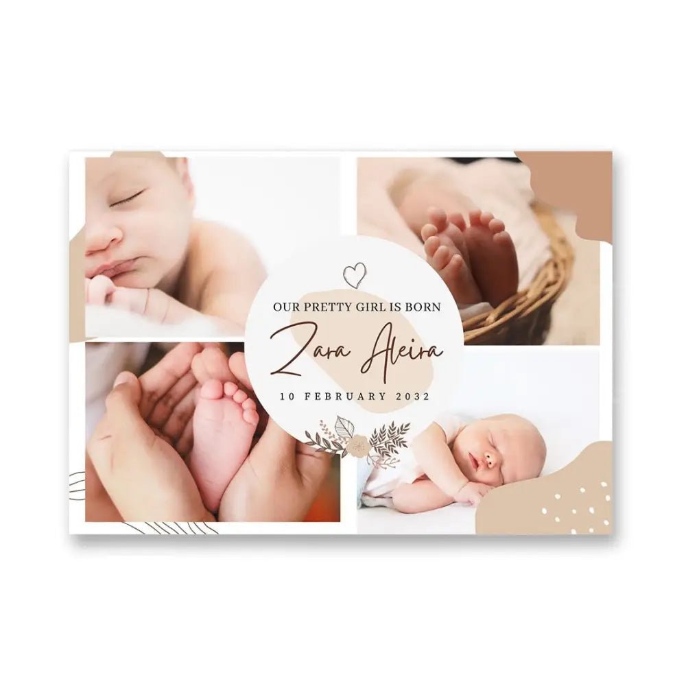 Newborn Video Book With Customizable 7-Inch Ips Display | Digital Family Photo Album Newborn Video