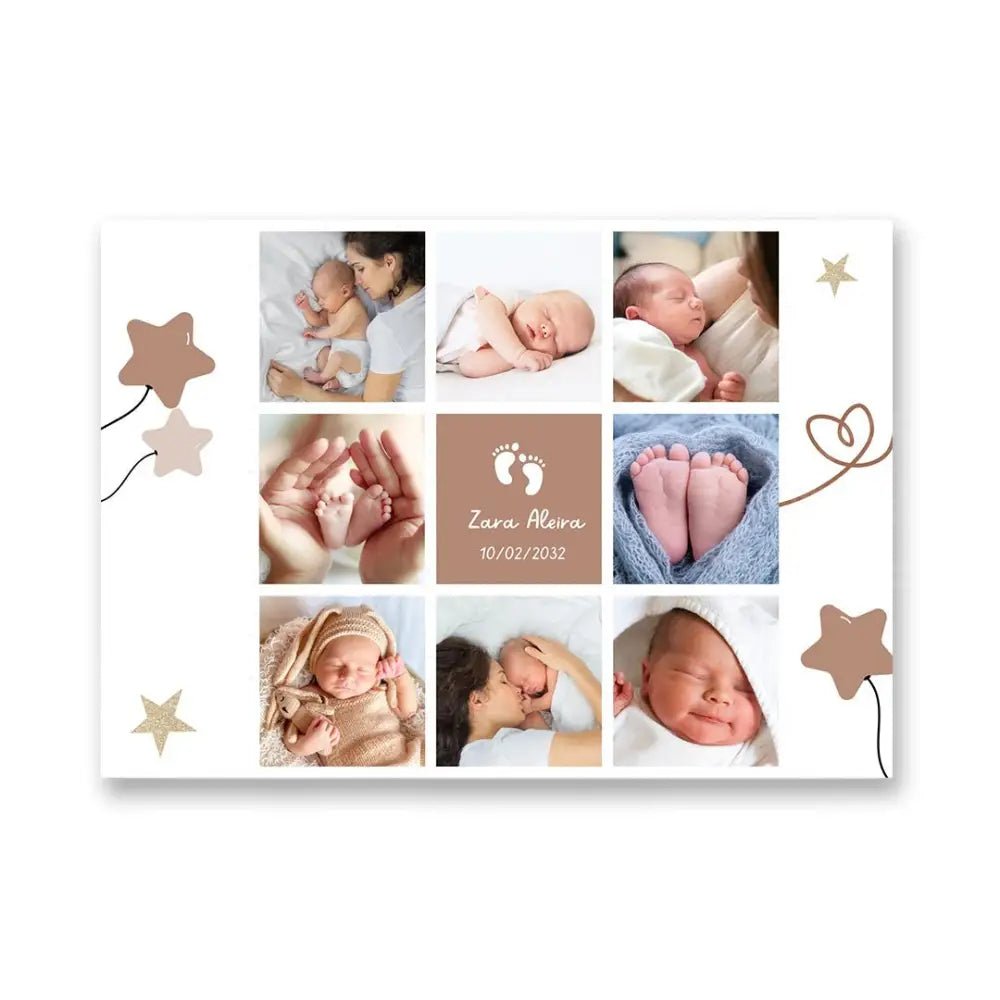 Newborn Video Book With Customizable 7-Inch Ips Display | Digital Family Photo Album Newborn Video